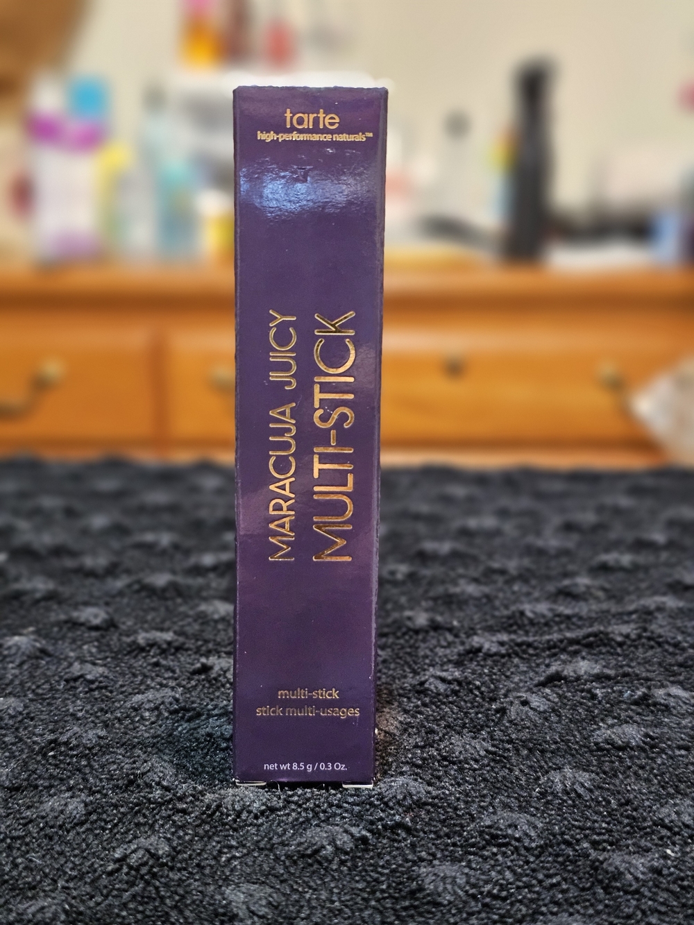 tarte Maracuja Juicy Multi-Stick — deep plum packaging